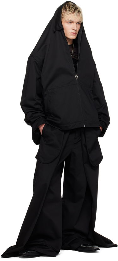 Takki Jean Paul Gaultier Jean Paul Gaultier Shayne Oliver Edition Zip-Up Jacket Musta | 24/27-F-VE054-C048-00, 4