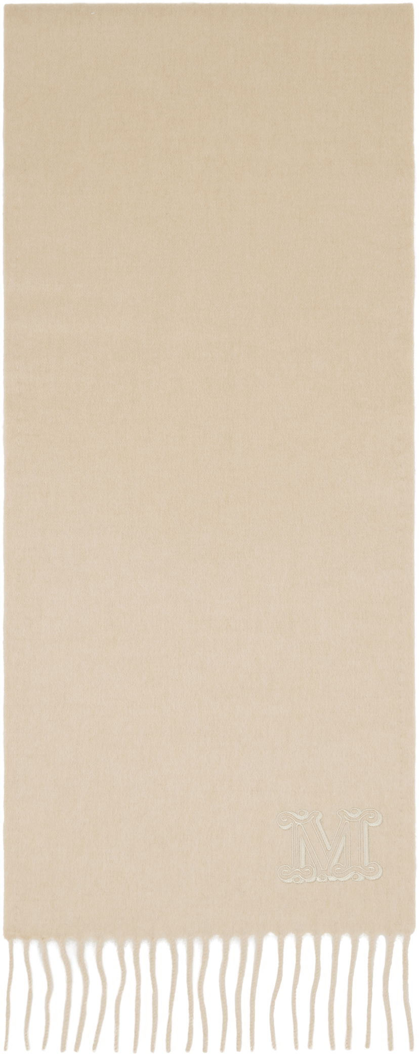 Huivi Max Mara Max Mara Clara Scarf Beige | 2524546322600