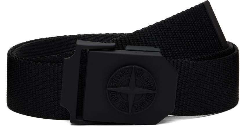 Vyöt Stone Island Stone Island Nylon Tape Belt Musta | K2S15 9300003 S0071