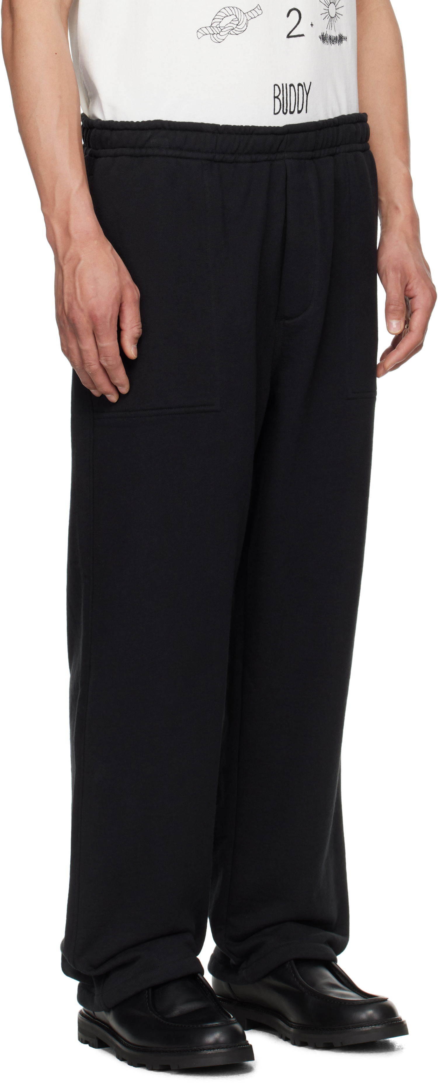 Verryttelyhousut Bode Bode Sideline Sweatpants Musta | MRS25CS055, 1