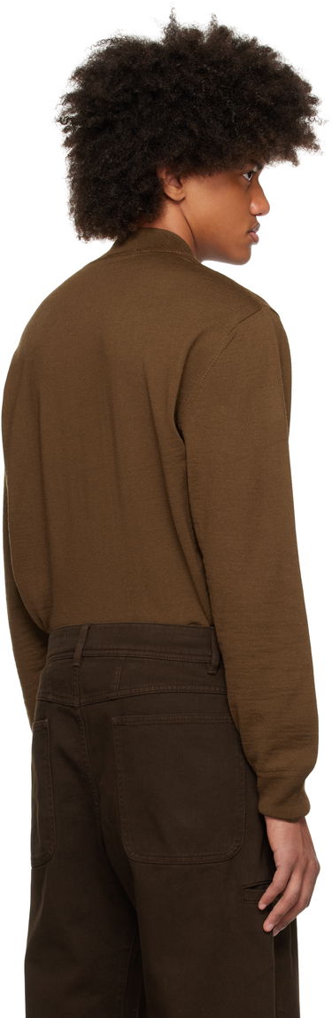 Villapaita LEMAIRE Mock Neck Sweater Ruskea | TO1321 LK087, 2