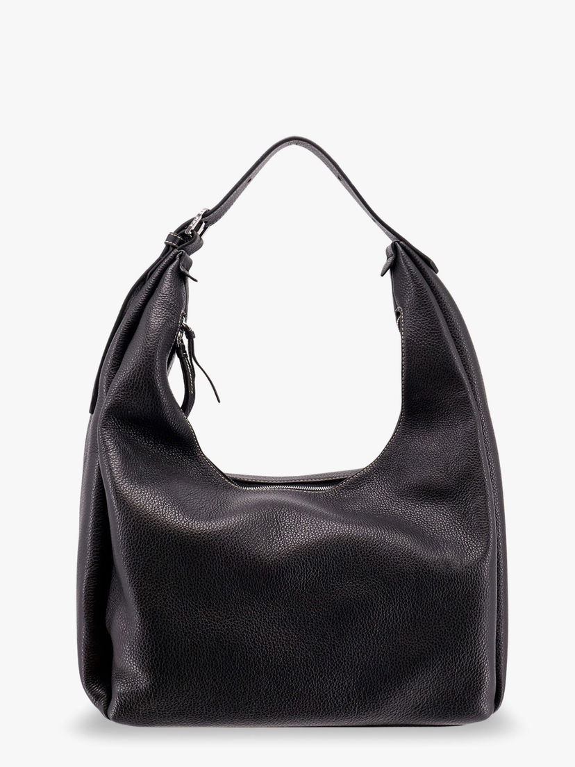 Käsilaukku TOTEME Toteme Black Leather Shoulder Bag Musta | 2339106613200