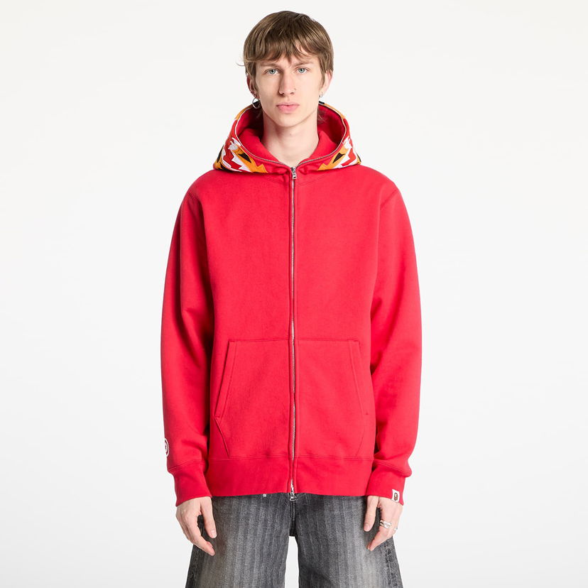 Huppari BAPE A BATHING APE Tiger Full Zip Hoodie Punainen | 001ZPL301006MRED