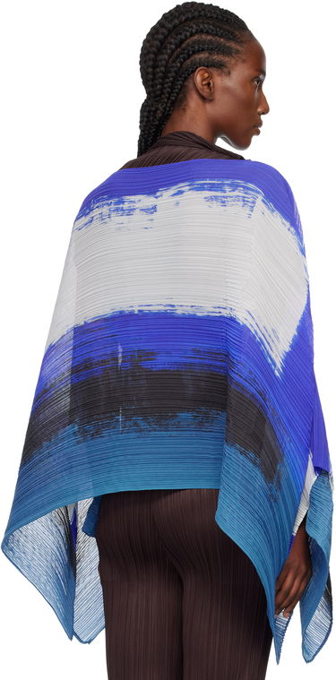 T-paita Pleats Please Issey Miyake PLEATS PLEASE ISSEY MIYAKE Jump Madame-T Pleated Abstract Print Top Monivärinen | PP59AD121, 2