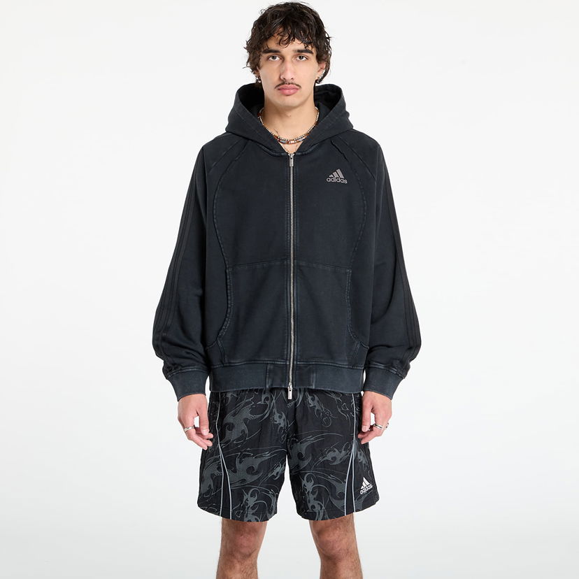 Huppari adidas Originals Adilenium Season 4 Teamgeist Full-Zip Hoodie Musta | KF8527