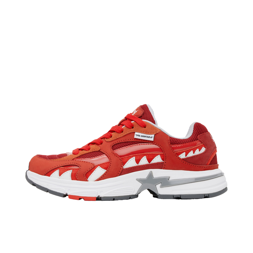 Tennarit ja kengät BAPE A Bathing Ape Shark STA M1 Punainen | 001FWK201306M