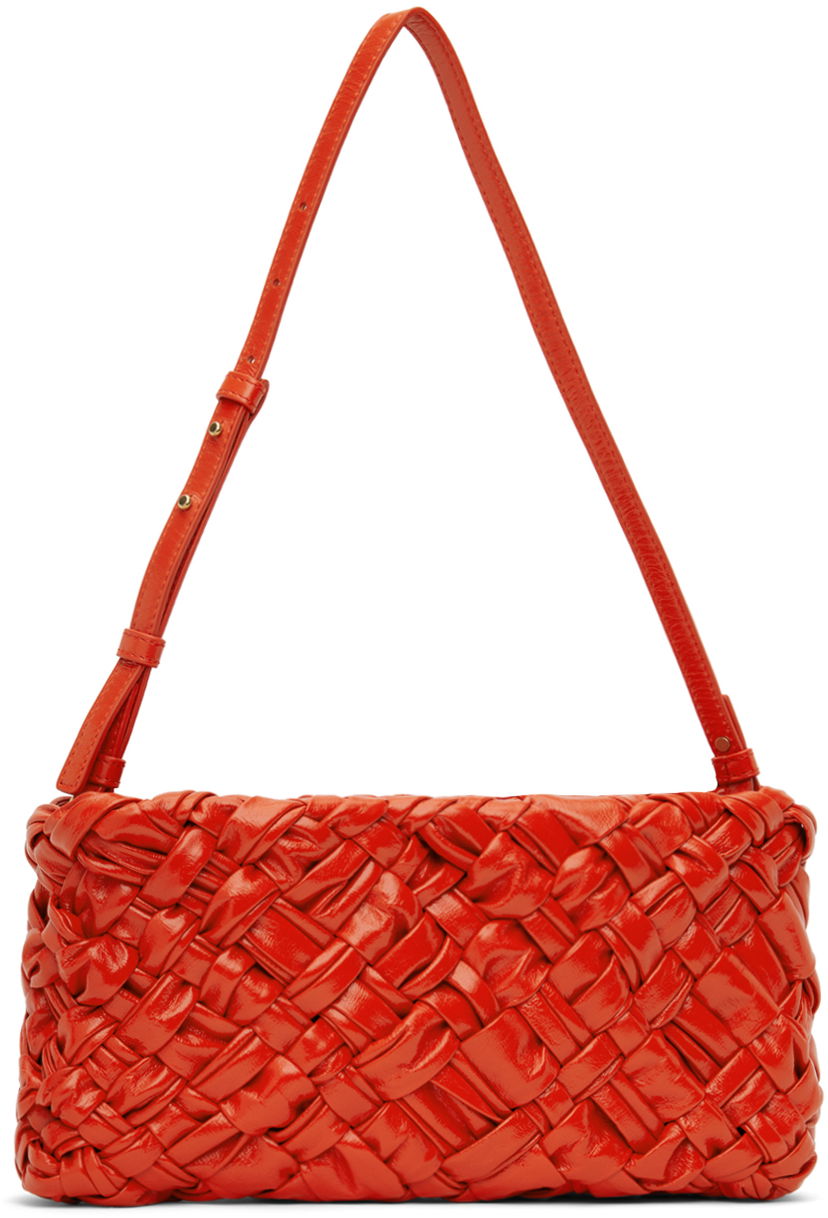 Olkalaukku Bottega Veneta Kalimero Cha-Cha Shoulder Bag Punainen | 785780 V40T1
