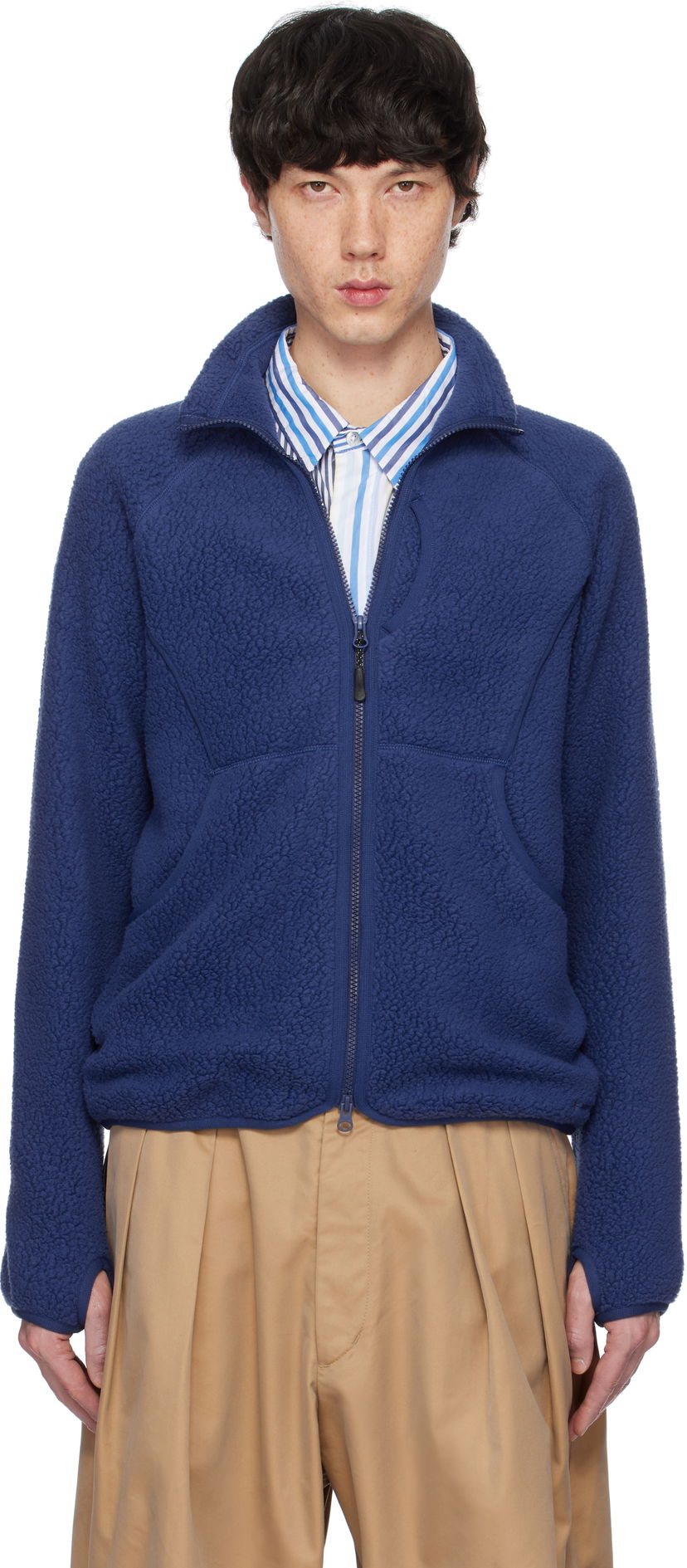 Huppari Snow Peak Thermal Boa Fleece Jacket Sininen | SW-24AU005