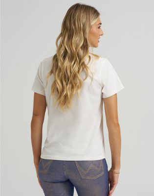 T-paita Wrangler Lainey Wilson Regular Tee Valkoinen | 112374959:XS, 1