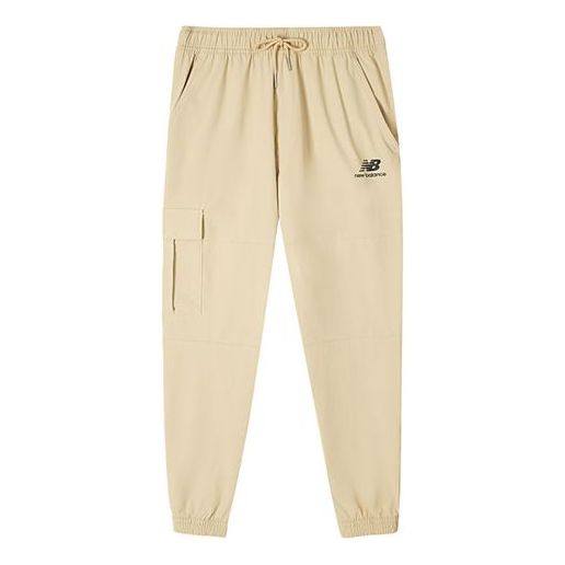 Cargo housut New Balance Sportswear Club Fleece Cargo Pants Beige | AMP12362-BEI
