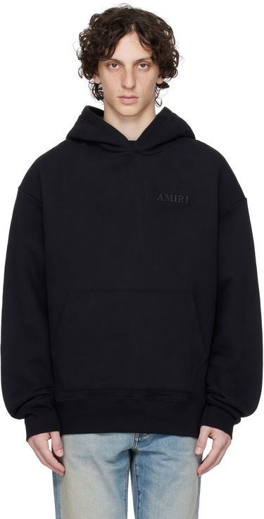 Huppari AMIRI Amiri Oversized Hoodie Musta | AMJYHD1042, 0