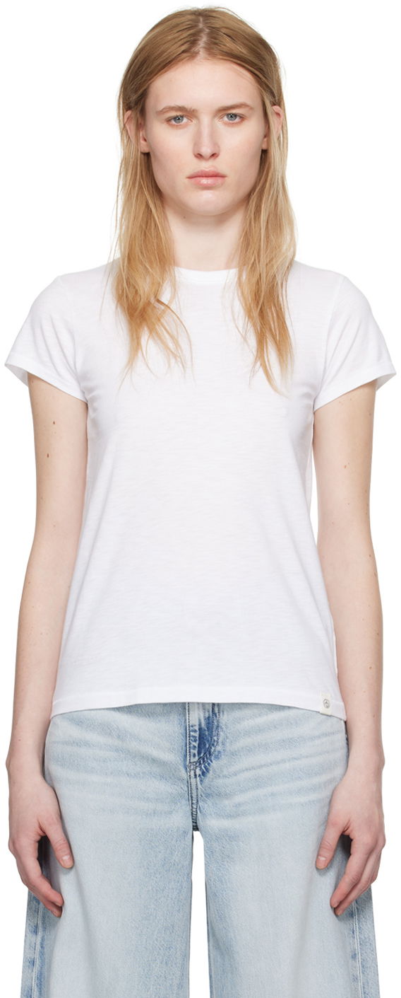 T-paita rag & bone Rag & Bone 'The Slub' T-Shirt Valkoinen | W272C32CH