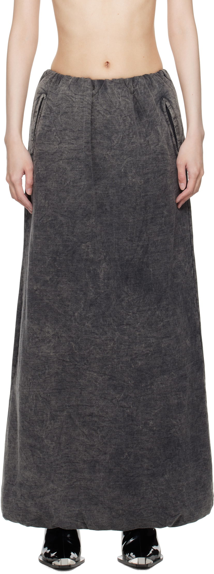 Hame Diesel O-Tulip Maxi Skirt Harmaa | A16524 0EGBV