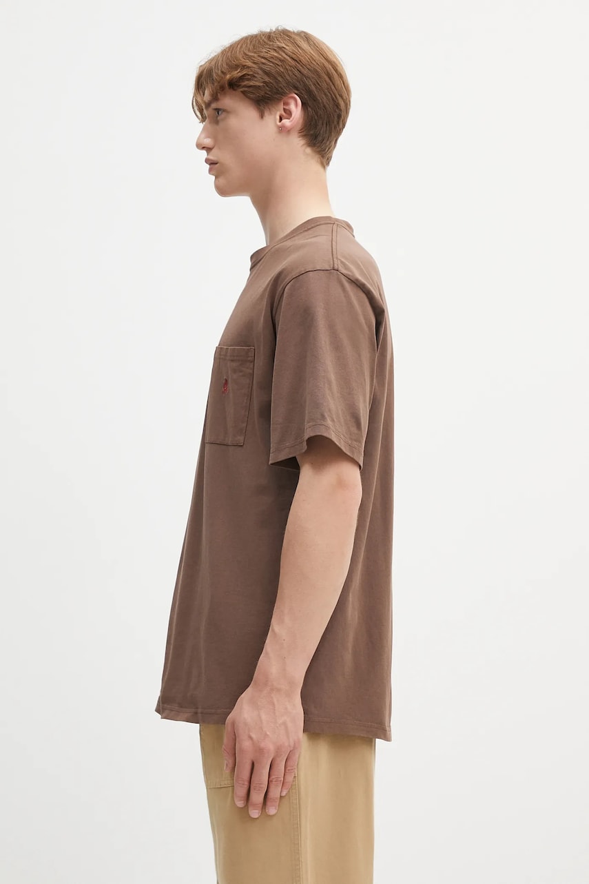 T-paita GRAMICCI Gramicci One Point Tee Pigment Dyed T-Shirt Ruskea | G304.OGJ.PG, 1