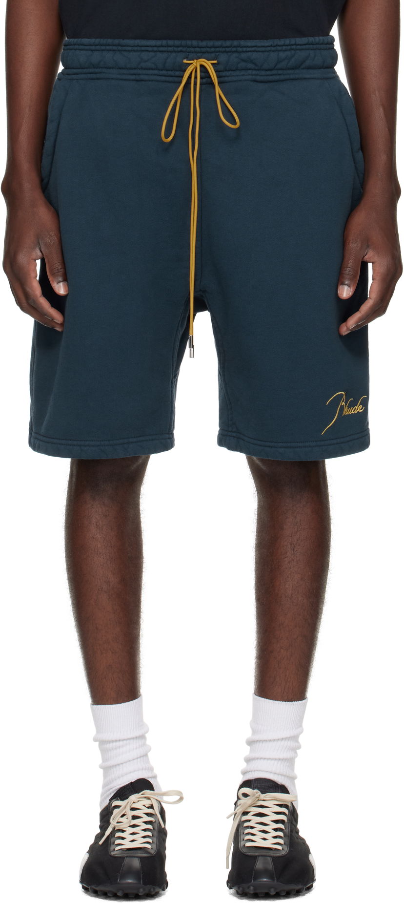 Shortsit Rhude Rhude Classique Sweat Shorts Tummansininen | RHPF25SH01012