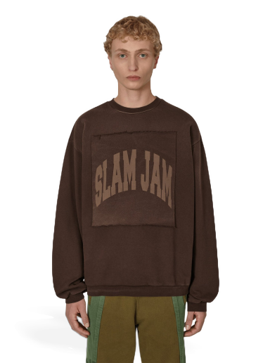 Huppari Slam Jam Boxy Crewneck Ruskea | SBM0018FA10 BRW0001