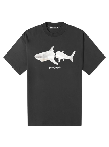 T-paita Palm Angels Shark Tee Musta | PMAA001S23JER0051001