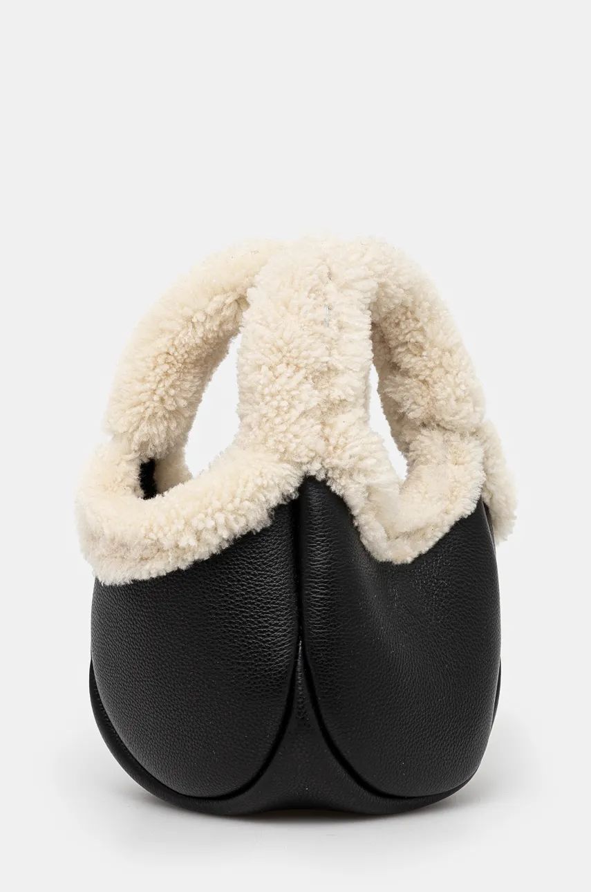 Kangaskassi Coperni Mini Shearling Bucket Bag Musta | COPBA69840S, 1