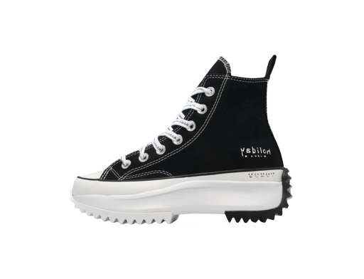 Lifestyle Converse Run Star Hike Hi Holiday "Black White" Musta | A03753C