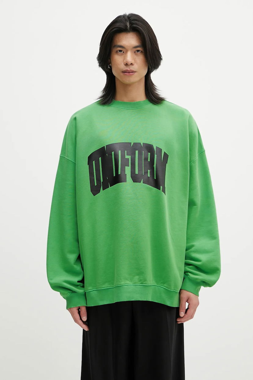 Huppari 032C 032C 'Lucky Strike' Print Sweatshirt Vihreä | S25.URC.0521.450