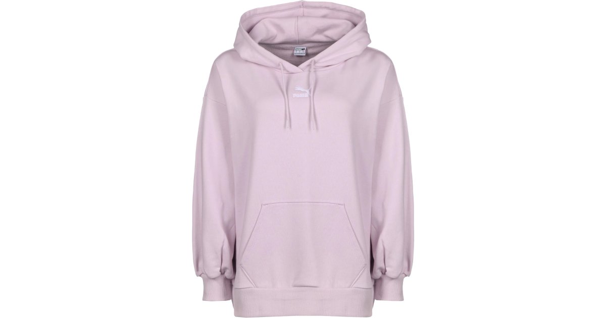 Huppari Puma Classics Oversized Hoodie Vaaleanpunainen | 533819-017, 1
