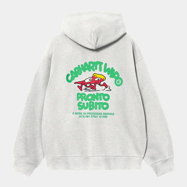 Huppari Carhartt WIP Carhartt WIP Pronto Zip-Up Hoodie Harmaa | I035177_9, 3