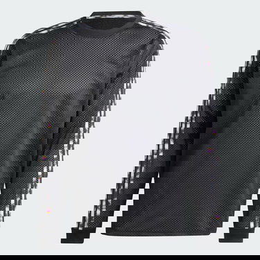 T-paita adidas Performance Pride Mesh 3-Stripes Long Sleeve Musta | IZ4893, 1