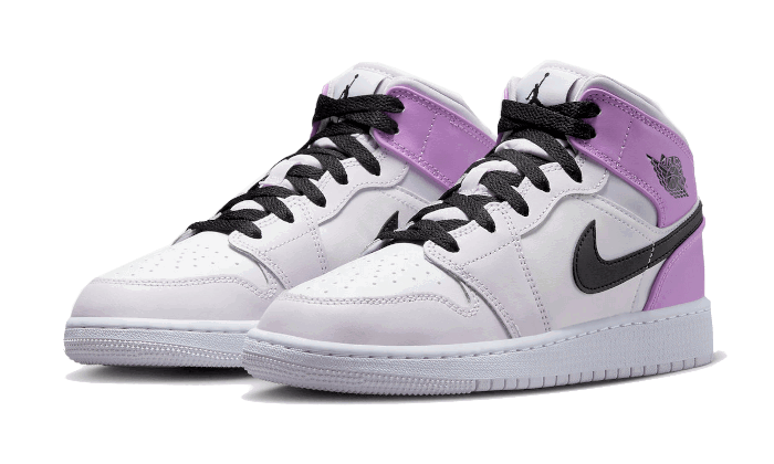 Tennarit ja kengät Jordan Air Jordan 1 Mid GS "Barely Grape" Violetti | DQ8423-501, 1