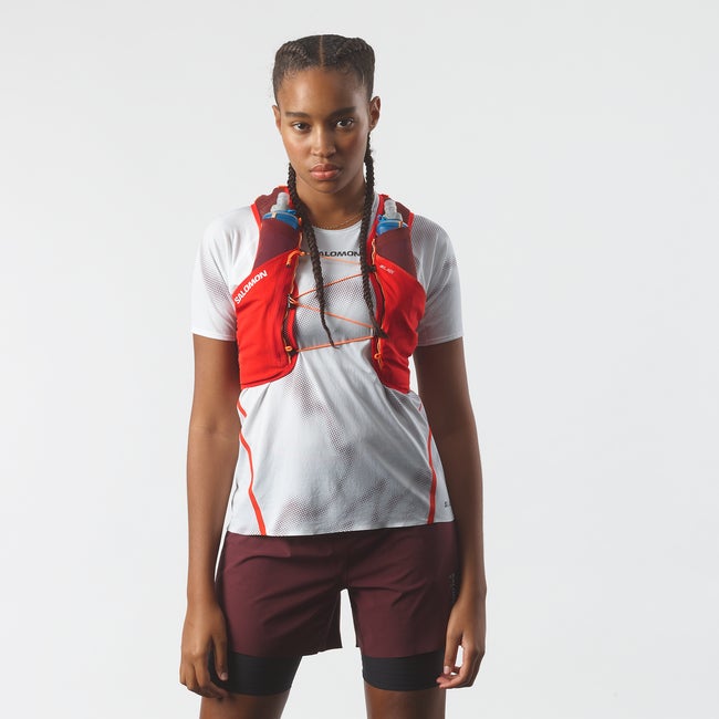T-paita Salomon Pulsar 3 Hydration Vest Valkoinen | LC2461500