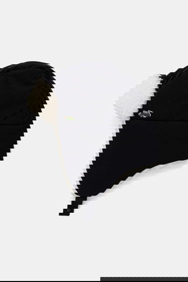 Hattu Lacoste Faux Fur Lined Trapper Hat Musta | RK6048, 0