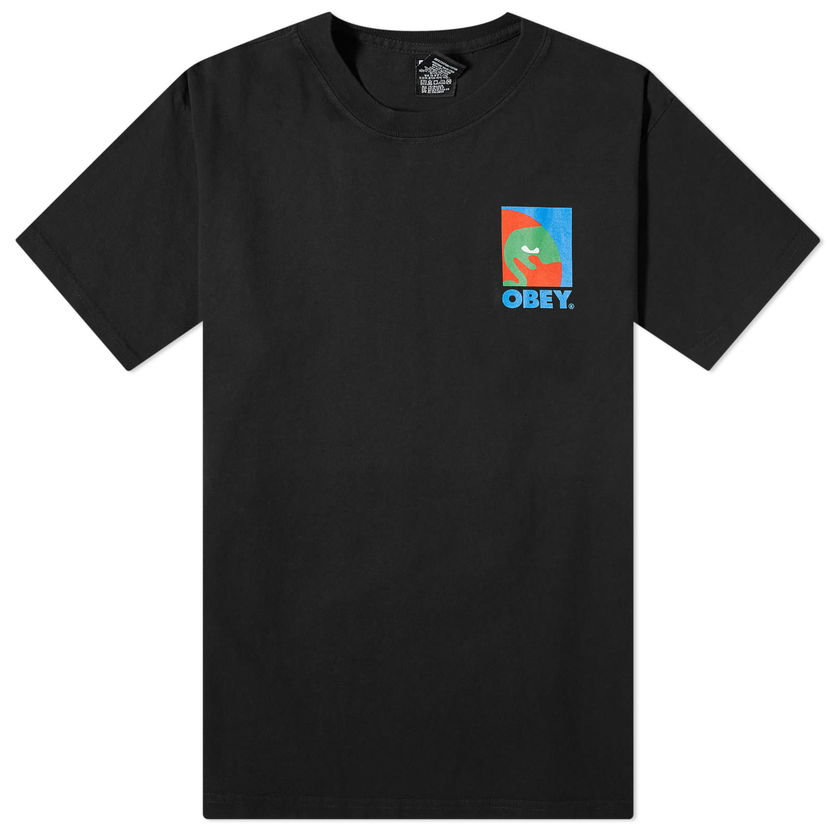 T-paita OBEY Circular Icon Musta | 166913702-JET