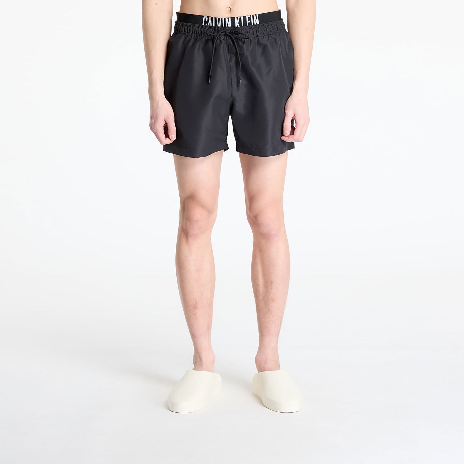Uimapuvut CALVIN KLEIN Calvin Klein Jeans Medium Double Wb Boardshorts Musta | KM0KM01093 BEH, 0