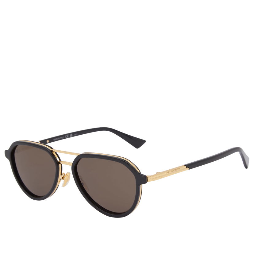 Aurinkolasit Bottega Veneta Bottega Veneta BV1373S Aviator Sunglasses Musta | BV1373S-001
