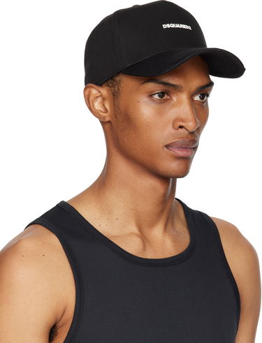 Korkki DSQUARED2 Dsquared2 Mini Logo Baseball Cap Musta | BCM0603_05C00001, 1