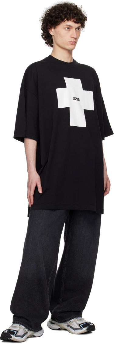 T-paita 032C 032c Point Zero Oversized T-Shirt Musta | S25-URC-0152-050, 3