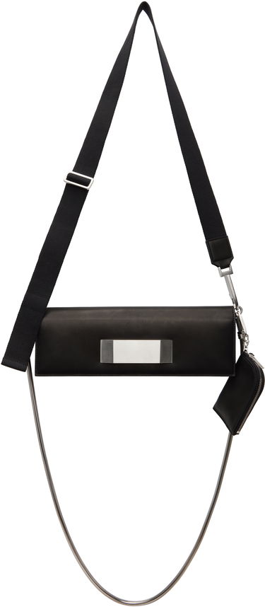 Olkalaukku Rick Owens Rick Owens Hollywood Griffin Baguette Bag with Metal Detail Musta | RO01E7442 LBLWEH, 0