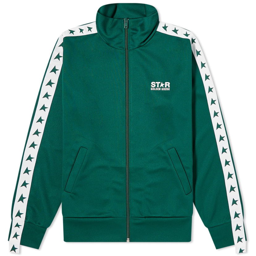 Takki Golden Goose Golden Goose Star Zipped Track Jacket Vihreä | GWP00875-P000520-35825