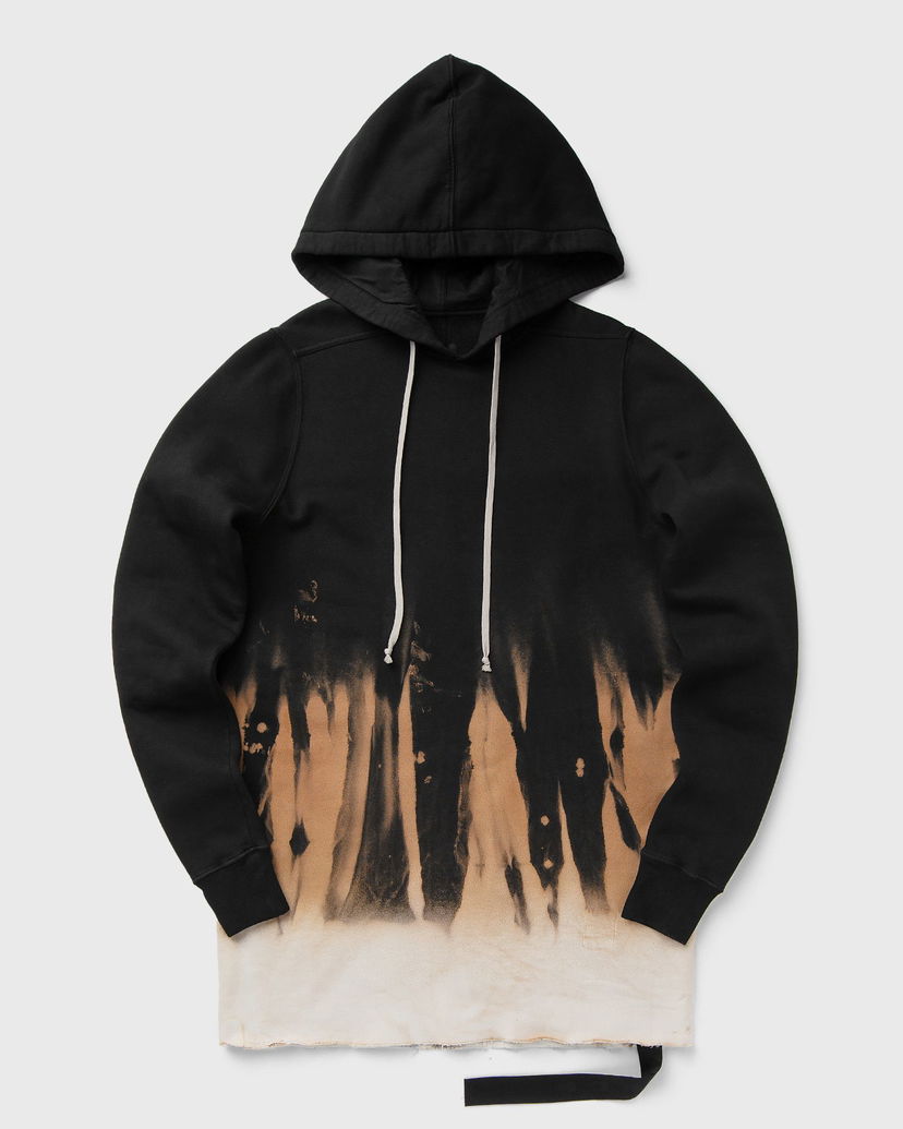 Huppari Rick Owens DRKSHDW KNIT SWEATSHIRT-PULLOVER HOODIE Musta | DU02D2285-FSUN-0983