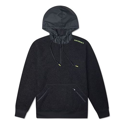 Huppari Converse Mountain Club Sherpa Pullover Hoodie Musta | 10020318-A01