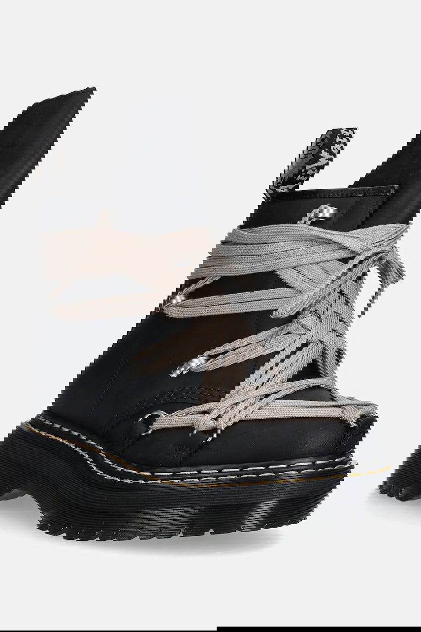 Tennarit ja kengät Rick Owens Rick Owens DRKSHDW x Dr. Martens 1460 Quad Sole Megalace® Boot Musta | DW02E6812.8001, 0