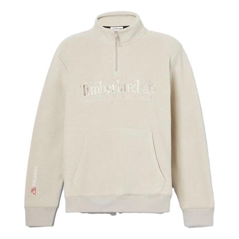 Huppari Timberland Polartec Sweatshirt With Kangaroo Pocket Beige | A2NRK-CY2