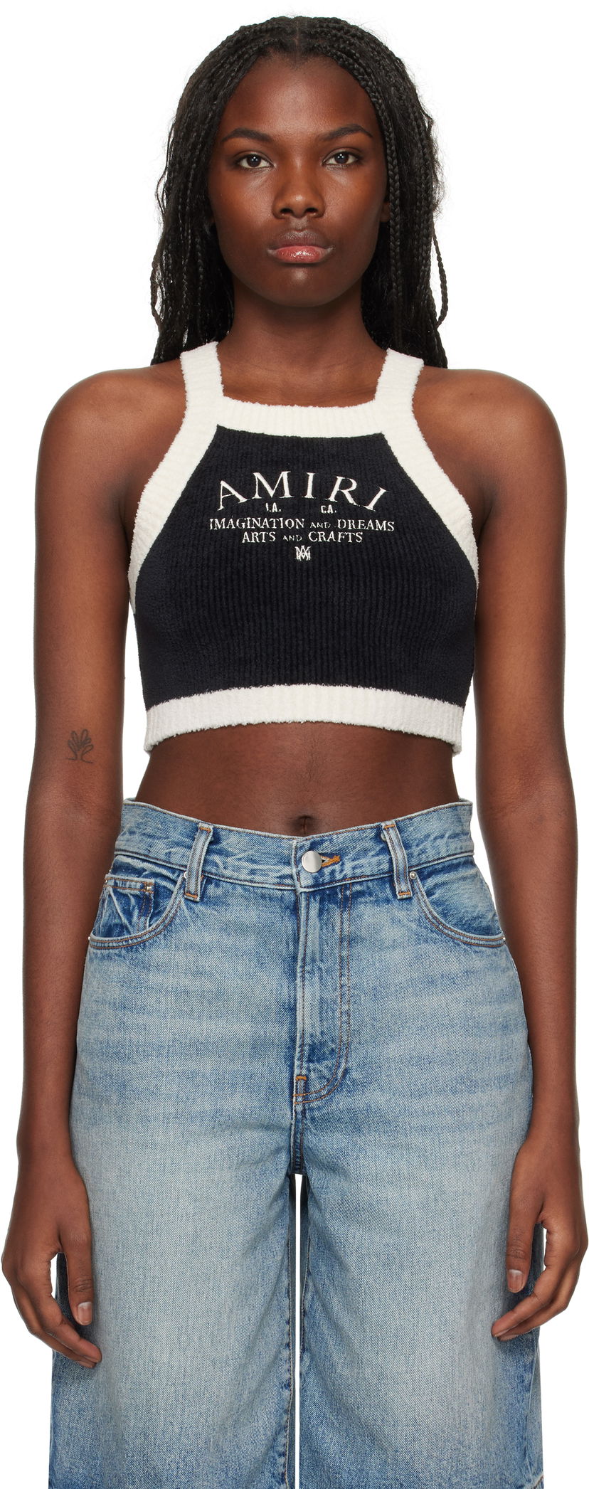 Tankkitoppi AMIRI Arts District Tank Top Musta | AWKNTT1006