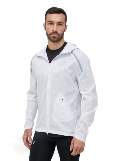 Tuulitakki adidas Performance Marathon Jacket Valkoinen | IB8953