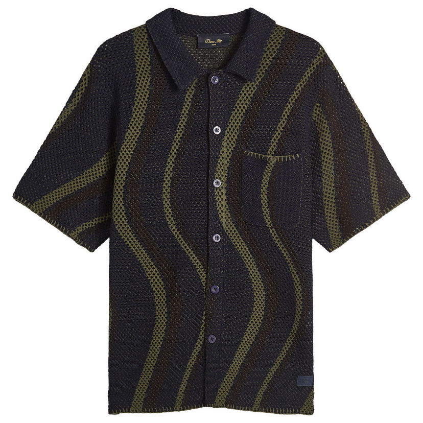Paita Dime Dime Soleil Knit Short Sleeve Shirt Vihreä | DIMESU257-NVY