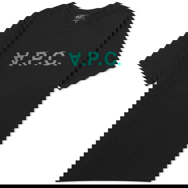 T-paita A.P.C. VPC Logo T-Shirt Musta | COBQX-H26943-TZH, 0