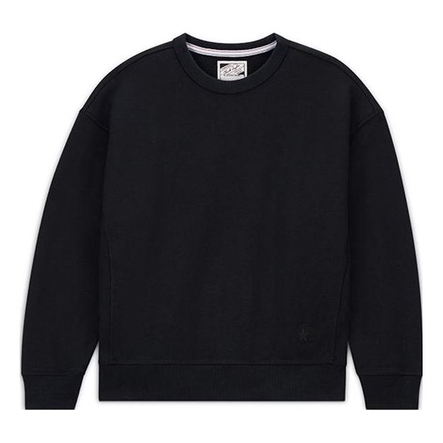 Huppari Converse Gold Standard Crew Sweatshirt Musta | 10025916-A03