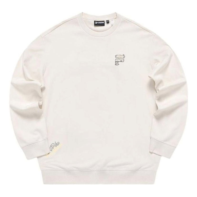 Huppari FILA FUSION Fob Graphic Sweatshirt Valkoinen | T11U333206F-BG