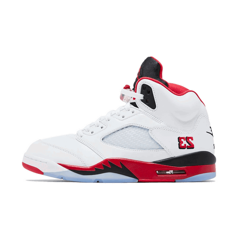 Tennarit ja kengät Jordan Air Jordan 5 OG 'Fire Red Black Tongue' - 2025 Valkoinen | HQ7978-101