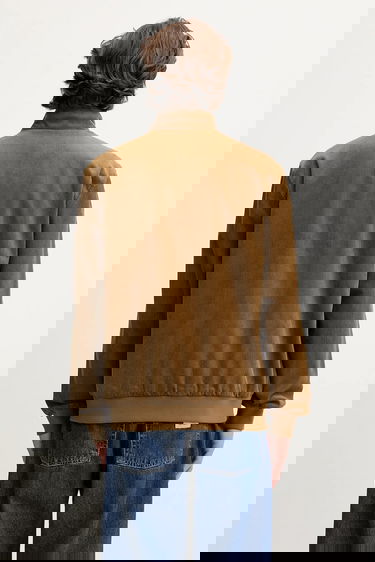 Takki Fred Perry Fred Perry Corduroy Harrington Jacket Ruskea | J8546, 2