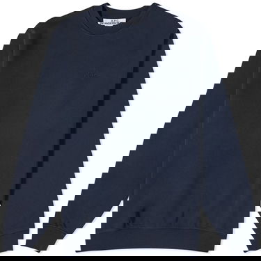 Villapaita A.P.C. JW Anderson x Rene Embroidered Logo Crewneck Tummansininen | COGVB-M27830-IAK, 0
